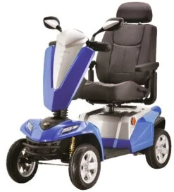 Kymco Texel Elektromobil, 15 Kmh, Scooter (Blau), Vollfederung