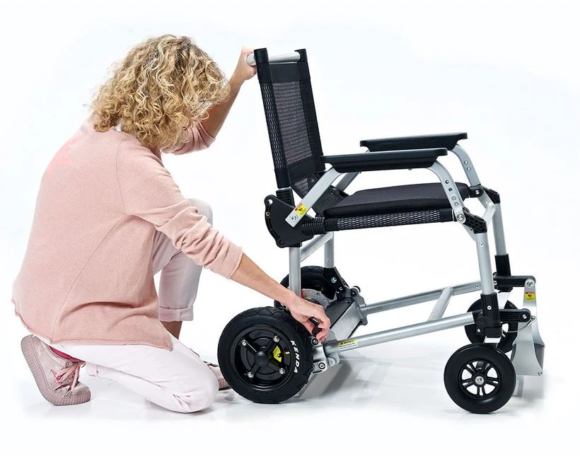 Elektrorollstuhl MovingStar 101 SF Schwarz, Mit Joystick Für Den Elektrischen Rollstuhl (faltbar Und Zerlegbar) 4 Elektrorollstuhl MovingStar 101 SF Schwarz, Mit Joystick Für Den Elektrischen Rollstuhl (faltbar Und Zerlegbar) – Bild 2