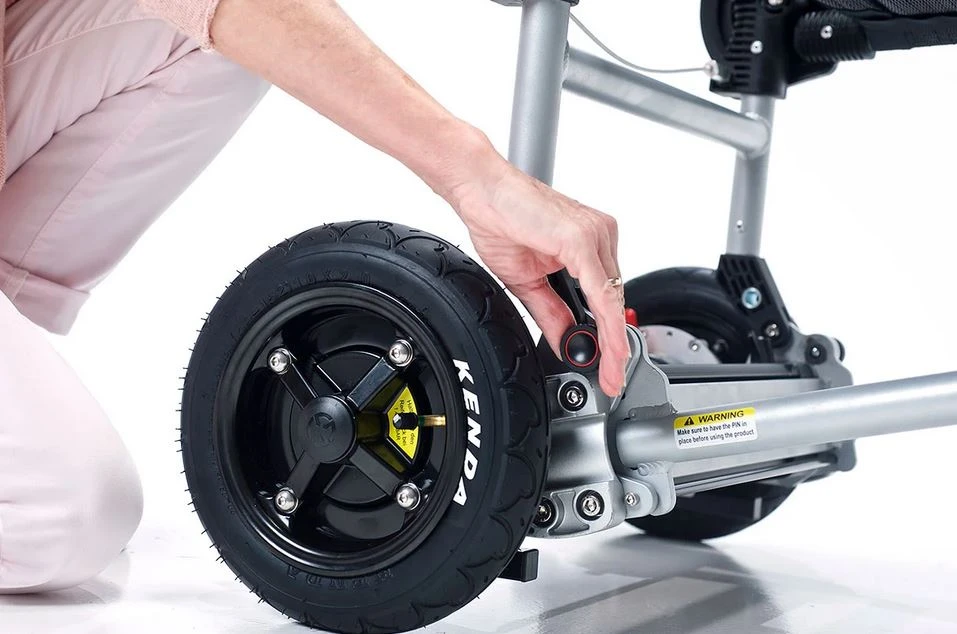 Elektrorollstuhl MovingStar 101 SF Schwarz, Mit Joystick Für Den Elektrischen Rollstuhl (faltbar Und Zerlegbar) 5 Elektrorollstuhl MovingStar 101 SF Schwarz, Mit Joystick Für Den Elektrischen Rollstuhl (faltbar Und Zerlegbar) – Bild 3