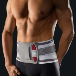 Bort Select Stabilo Rückenbandage Ohne Pelotte 11 Bort Select Stabilo Rückenbandage Ohne Pelotte -Coloplast Verkaufsgeschäft 104700 silber vorne neu 1