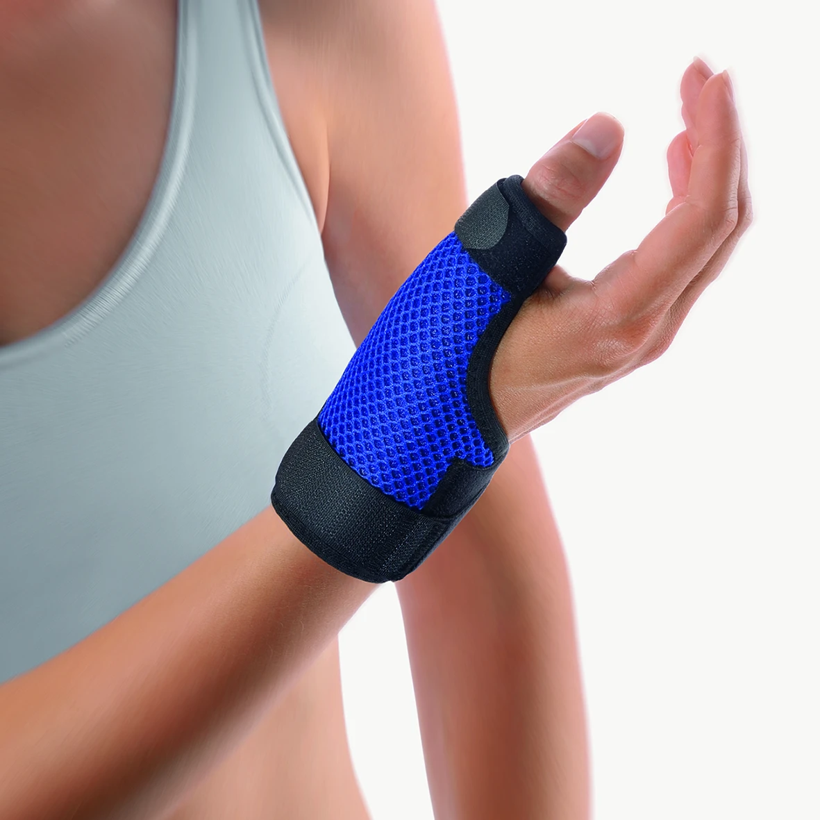 Bort SOFT Daumen-Schiene Lang Daumen-Sattelgelenk-Bandage 4 Bort SOFT Daumen-Schiene Lang Daumen-Sattelgelenk-Bandage – Bild 2