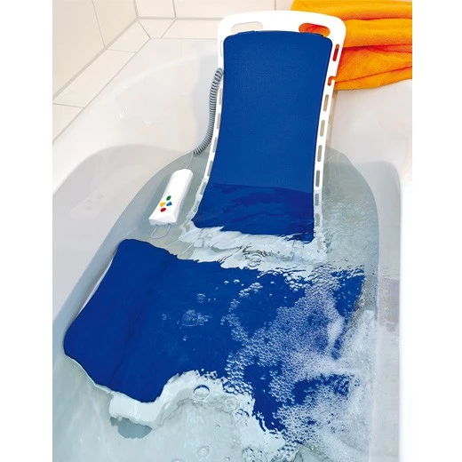 Badewannenlifter Bellavita 2G Comfort Blau, Inkl. Comfort-Bezugsset, Drive Bellavita Neu, Komplettset, Akku, Ladegerät, Bis 140 Kg 4 Badewannenlifter Bellavita 2G Comfort Blau, Inkl. Comfort-Bezugsset, Drive Bellavita Neu, Komplettset, Akku, Ladegerät, Bis 140 Kg – Bild 2