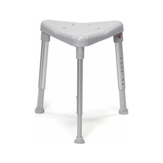 Etac Edge Duschhocker, Höhenverstellbar, Dreieckige Form, Platzsparend, Grau, Bis 130 Kg 4 Etac Edge Duschhocker, Höhenverstellbar, Dreieckige Form, Platzsparend, Grau, Bis 130 Kg – Bild 2