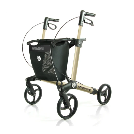 Sunrise Medical Gemino Rollator 30 M Champagne, Leichtgewicht-Rollator 3 Sunrise Medical Gemino Rollator 30 M Champagne, Leichtgewicht-Rollator