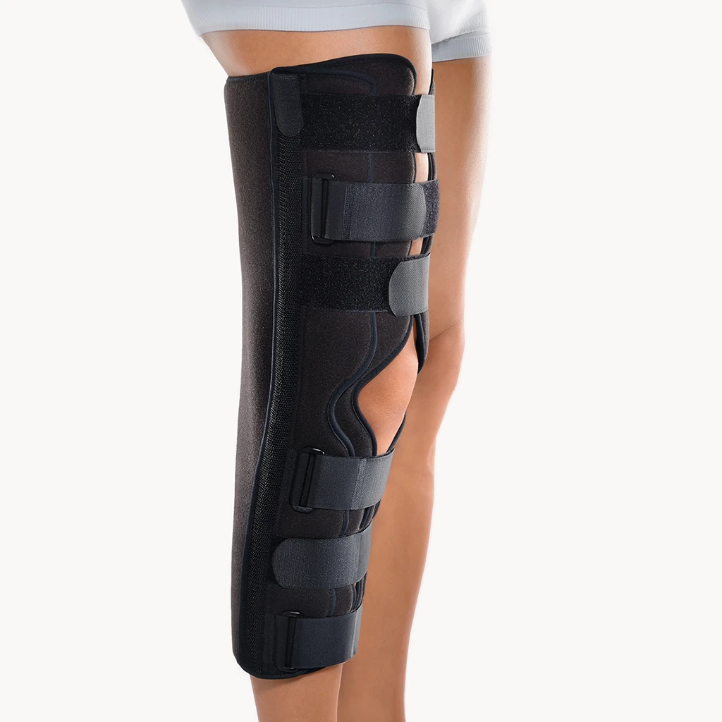 Bort Immob-Schiene Mit Patella-Aussparung Knie-Schiene 3-teilig 3 Bort Immob-Schiene Mit Patella-Aussparung Knie-Schiene 3-teilig