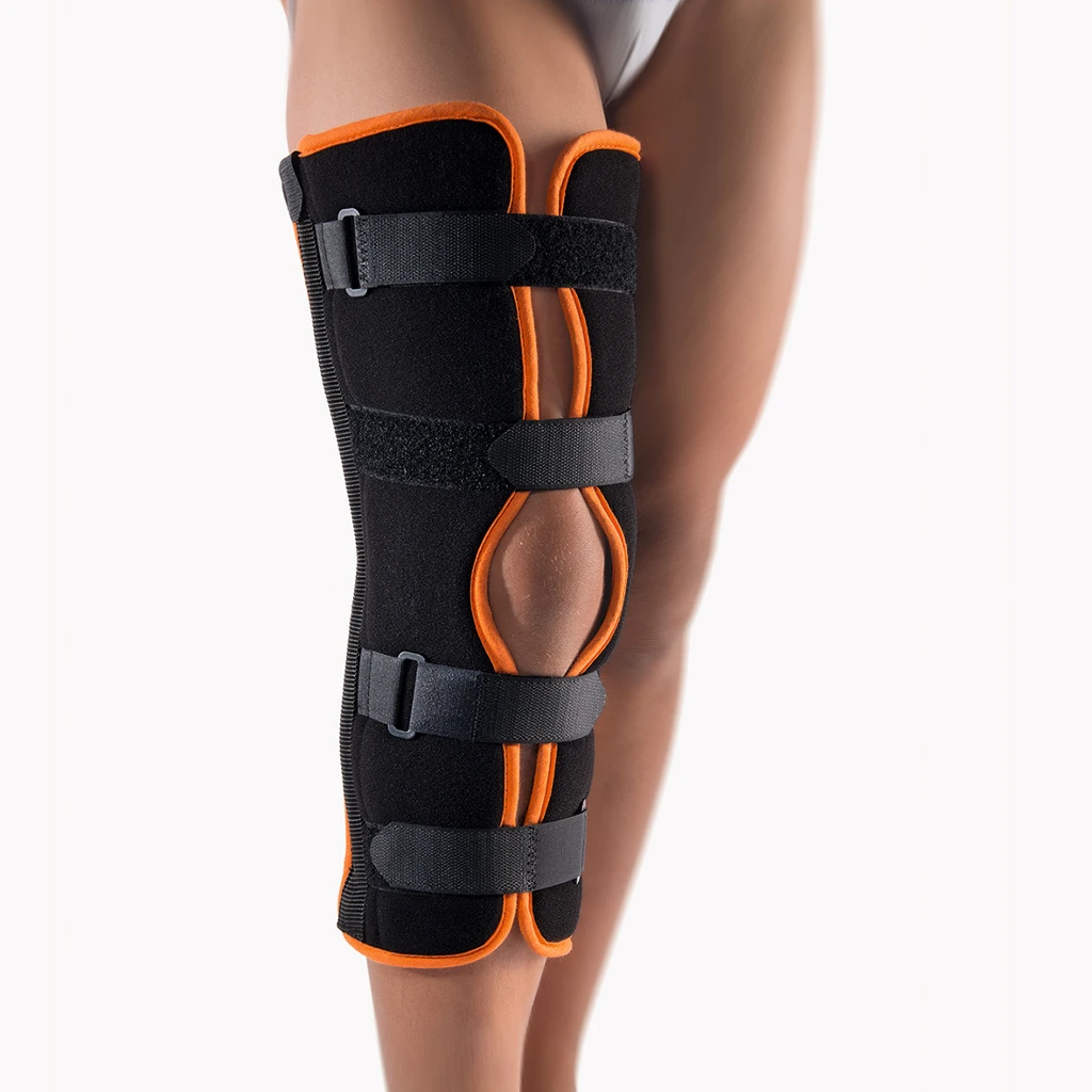 Bort Immob-Schiene Mit Patella-Aussparung Knie-Schiene 3-teilig 4 Bort Immob-Schiene Mit Patella-Aussparung Knie-Schiene 3-teilig – Bild 2