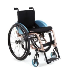 PRO ACTIV TRAVELER 4all Ergo Aktiv-Faltrollstuhl, Hybrid Leichtlaufrollstuhl, Faltbar Mit Starrrahmen-Stabilität, Rücken Klappbar, Bis 120kg -Coloplast Verkaufsgeschäft 4all ergo 2