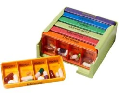 Russka Medikamentenkassette Medi 7 Bunt