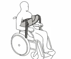 AKS Aufrichtgurt Mit Brustschlaufe Und Sitzschaukel, Für AKS-Torneo II Und Torneo Compact -Coloplast Verkaufsgeschäft AKS Aufrichtgurt Torneo2 01