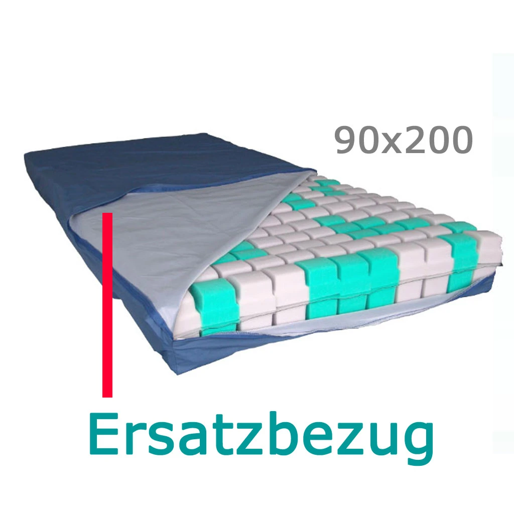 Ersatz Inkoair Bezug Für AKS Varioplus Würfelmatratze (90x200x15cm) Schwer Entflammbar 3 Ersatz Inkoair Bezug Für AKS Varioplus Würfelmatratze (90x200x15cm) Schwer Entflammbar