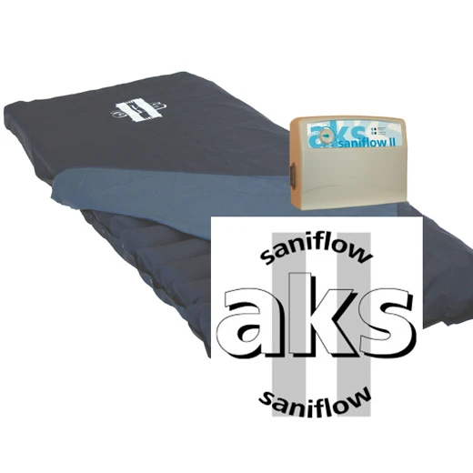 AKS Saniflow 2 Wechseldruckmatratze Anti-Dekubitus-System Bis Decubitus, Grad 2, Bis 120 Kg 4 AKS Saniflow 2 Wechseldruckmatratze Anti-Dekubitus-System Bis Decubitus, Grad 2, Bis 120 Kg – Bild 2