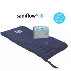 AKS Saniflow 3 Wechseldruckmatratze Anti-Dekubitus-System Bis Decubitus Grad 3, Bis 130 Kg