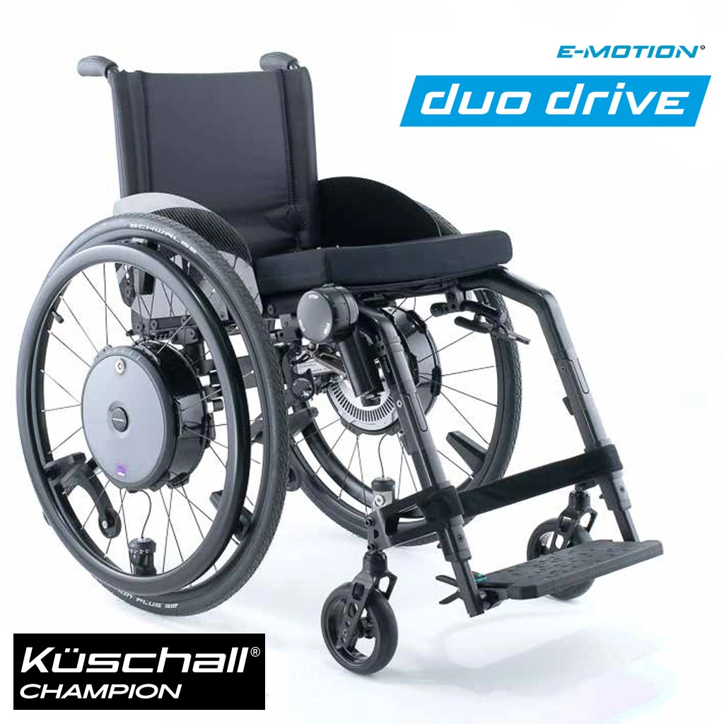 NEU: Alber E-motion DuoDrive Mit Bediengerät Inkl. Halterung Für Bediengerät, Inkl. Kippstützen, Einführungsaktion Inkl. Küschall Champion Aktiv-Hybrid-Rollstuhl Komplett Vormontiert & Fahrbereit 3 NEU: Alber E-motion DuoDrive Mit Bediengerät Inkl. Halterung Für Bediengerät, Inkl. Kippstützen, Einführungsaktion Inkl. Küschall Champion Aktiv-Hybrid-Rollstuhl Komplett Vormontiert & Fahrbereit