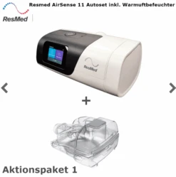 ResMed AirSense 11 Autoset (inkl. HumidAir 11 Warmluftbefeuchter) - Aktionspaket 1, HMV