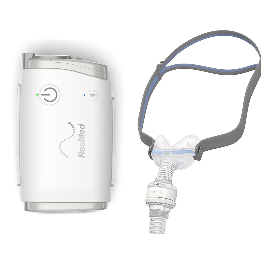 Resmed AirMini AutoSet Mobiles Therapiegerät, Inkl. AirFit™ N30 Für AirMini Maskenset, Mit Netzteil Und Transportbeutel, AirMini APAP Und CPAP Reisegerät 3 Resmed AirMini AutoSet Mobiles Therapiegerät, Inkl. AirFit™ N30 Für AirMini Maskenset, Mit Netzteil Und Transportbeutel, AirMini APAP Und CPAP Reisegerät