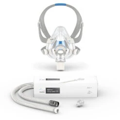 Resmed AirMini AutoSet Inkl. F20 Set Mit Maske & Schlauch, Mobiles Therapiegerät Mit Netzteil Und Transportbeutel, AirMini APAP Und CPAP Reisegerät (Komplettpreis) -Coloplast Verkaufsgeschäft Airmini Setup F20