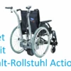 Alber Viamobil V25 Elektrische Schiebehilfe, Inkl. Action2 NG Leichtgewicht-Rollstuhl, SB48, Fertig Montiert, Bis 125kg Belastbar