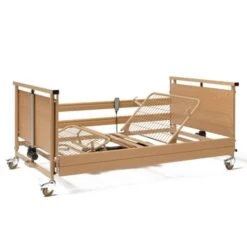 Burmeier Allura II 100 (100x200cm) Pflegebett, 24V, Elektrisch Verstellbar, Patientengewicht Bis 210kg, Sichere Arbeitslast Bis 250kg