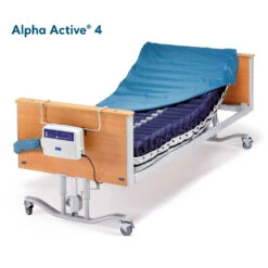 Arjo Alpha Active 4 Wechseldruckmatratze, Dekubitus-Therapie Bis Grad 4, Matratzenersatzsystem Komplett, Bis 200 Kg