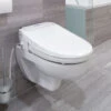 Aquatec Pure Bidet V2, WC-Aufsatz Mit Wascheinrichtung Mit Reinigungsdüse Und Warmluftrockner, Licht, Beheizbare Sitzfläche, Elektrischer Spül-Toilettensitz -Coloplast Verkaufsgeschäft Aquatec PureBidet 1801