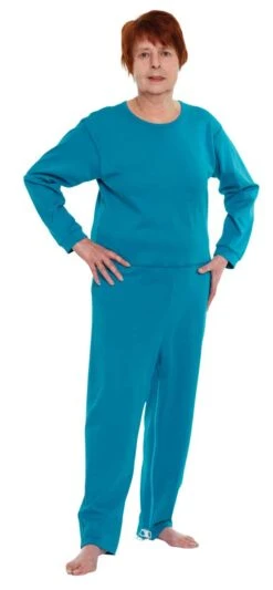 Suprima CareFuntion Pflegeoverall, Kurzgröße, Bis 160cm Körpergröße, Farbe Petrol