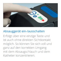Atmos LC27 Homecaresauger, Absauggerät Für Zu Hause (stufenlos 27 L/min) Einpatienten- Sektretbehälter 800ml, Bakterienfilterkartusche, Netz- Oder Akkubetrieb 12 Atmos LC27 Homecaresauger, Absauggerät Für Zu Hause (stufenlos 27 L/min) Einpatienten- Sektretbehälter 800ml, Bakterienfilterkartusche, Netz- Oder Akkubetrieb -Coloplast Verkaufsgeschäft Atmos LC27 Absaug 02