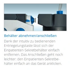 Atmos LC27 Homecaresauger, Absauggerät Für Zu Hause (stufenlos 27 L/min) Einpatienten- Sektretbehälter 800ml, Bakterienfilterkartusche, Netz- Oder Akkubetrieb 13 Atmos LC27 Homecaresauger, Absauggerät Für Zu Hause (stufenlos 27 L/min) Einpatienten- Sektretbehälter 800ml, Bakterienfilterkartusche, Netz- Oder Akkubetrieb -Coloplast Verkaufsgeschäft Atmos LC27 Absaug 04
