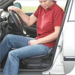 Etac Autoturn - Drehkissen Fürs Auto, Ø 45, Mit Schlaufen Leichtes Ein- Und Austeigen Aus Dem PKW, -Coloplast Verkaufsgeschäft AutoTurn Auto 1