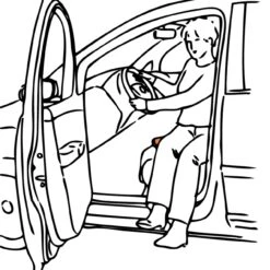 Etac Autoturn - Drehkissen Fürs Auto, Ø 45, Mit Schlaufen Leichtes Ein- Und Austeigen Aus Dem PKW, -Coloplast Verkaufsgeschäft Autoturn 01