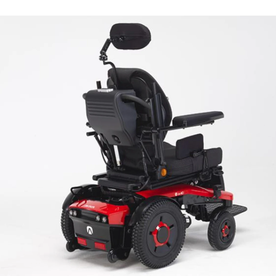 Invacare AVIVA RX40 Ultra Low Maxx (ULM) Elektrorollstuhl, Mit Motorisch Betriebener Hubvorrichtung, Niedrige Sitzhöhe Ab 42cm, Ultra-Low-Maxx-Sitz (Sitzsystem Mit Sitzlift Und Elektrischen Sitz- Und Rückenwinkelverstellungen) 4 Invacare AVIVA RX40 Ultra Low Maxx (ULM) Elektrorollstuhl, Mit Motorisch Betriebener Hubvorrichtung, Niedrige Sitzhöhe Ab 42cm, Ultra-Low-Maxx-Sitz (Sitzsystem Mit Sitzlift Und Elektrischen Sitz- Und Rückenwinkelverstellungen) – Bild 2