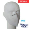 Balance 20 X KN95 Atemschutzmaske, 5-lagig GB2626-2006) Weiß, Nasenbügel, Gummibänder, P = 10 á 2 Stück Verpackt 2 Balance 20 X KN95 Atemschutzmaske, 5-lagig GB2626-2006) Weiß, Nasenbügel, Gummibänder, P = 10 á 2 Stück Verpackt -Coloplast Verkaufsgeschäft BAL KN95 20er