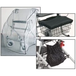 Schutz-Set (Schutzhaube, Korbabdeckung, Netz) 3-teiliges Set Für Ihren Rollator