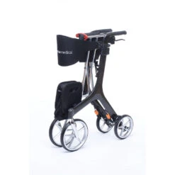 Rollator Carbon (neu Inkl. Vormontage) Bescomed Ultra-Leichtgewichtsrollator, Mehr Komfort, Mehr Sicherheit, Weniger Gewicht, Mit Rückengurt, Stockhalter & Ankipphilfe -Coloplast Verkaufsgeschäft BES Carbon 2020 03