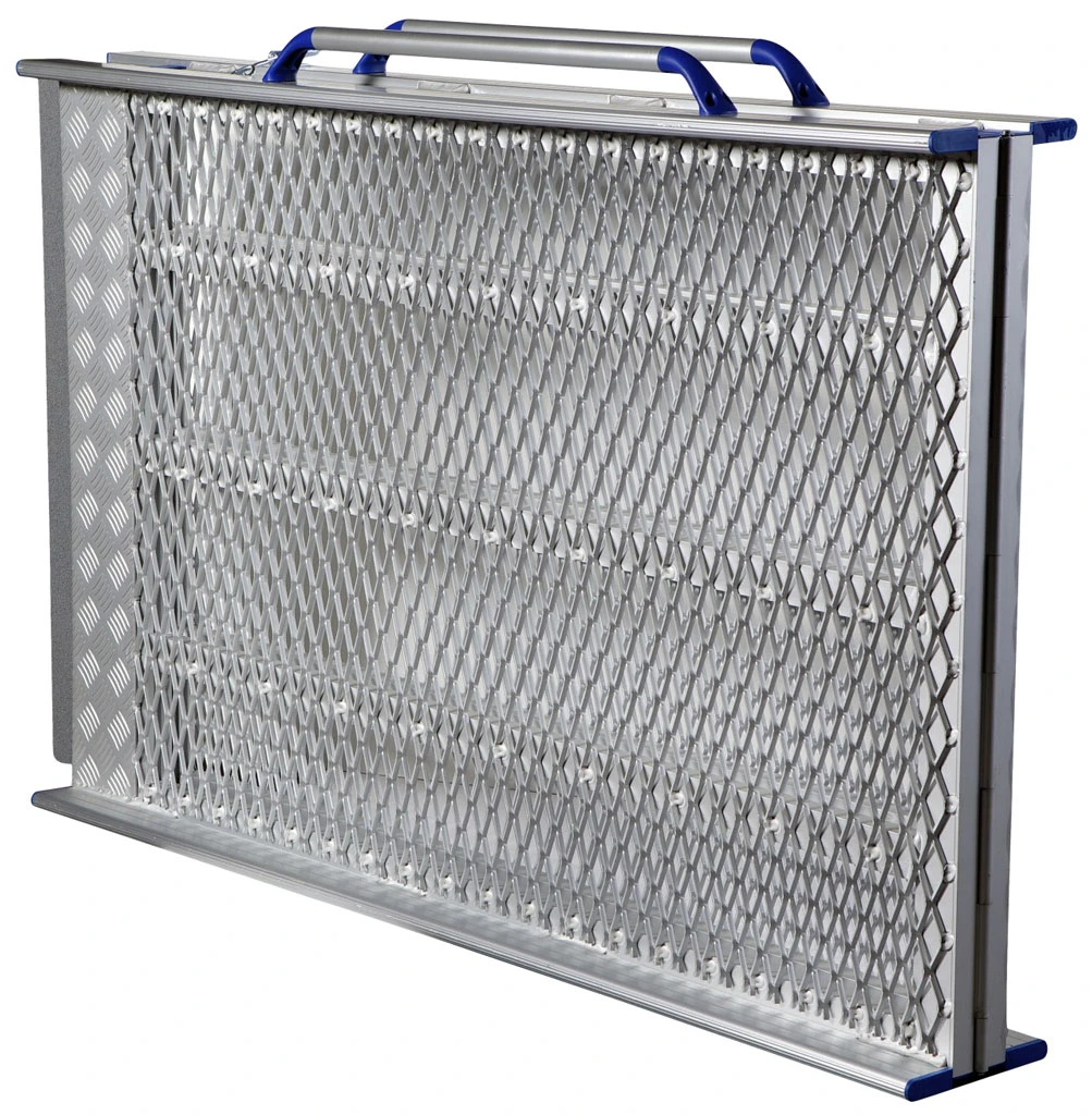 Feal BGR Allzweckrampe VR25, Klappbar, Länge 250cm (130cm Geklappt), Bis Zu 400kg, Innenbreite 82cm, Vollrampe Aus Extra Stabilem Streckmetall, Gewicht 23kg, Mit Griffen Und Sicherheitsverriegelung 6 Feal BGR Allzweckrampe VR25, Klappbar, Länge 250cm (130cm Geklappt), Bis Zu 400kg, Innenbreite 82cm, Vollrampe Aus Extra Stabilem Streckmetall, Gewicht 23kg, Mit Griffen Und Sicherheitsverriegelung – Bild 4