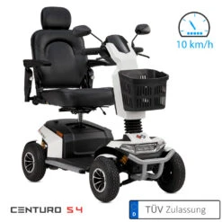 Bischoff+Bischoff Centuro S4 Scooter, Elektromobil 10km/h, Inkl. Mehr Sicherheit Mit Rammschutz