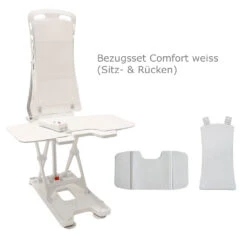 Bezugsset Comfort Weiss, Sitz- Und Rückenbezug, Für Drive Bellavita 2G Badelifter