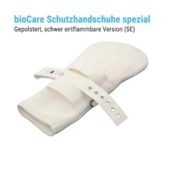 Biocare Schutzhandschuhe Spezial Gepolstert, Schwer Entflammbar, Verhindern Selbstverletzung, 1 Paar, Mit Magnetschloss Sicherung