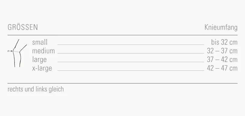 Bort Kniestütze Rundgestrickte Knie-Bandage 5 Bort Kniestütze Rundgestrickte Knie-Bandage – Bild 3