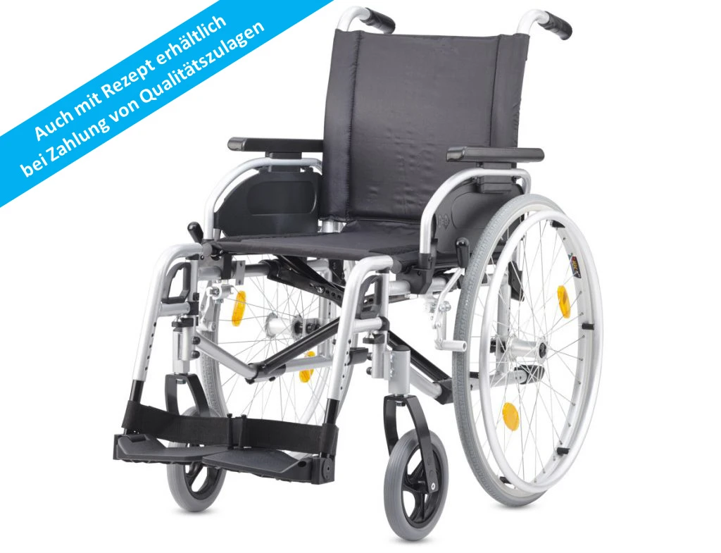 Bischoff & Bischoff Pyro Start Plus+ Leichtgewichts-Rollstuhl, Silber, Alu-Faltrollstuhl (wieder Lieferbar Ab Oktober) 3 Bischoff & Bischoff Pyro Start Plus+ Leichtgewichts-Rollstuhl, Silber, Alu-Faltrollstuhl (wieder Lieferbar Ab Oktober)