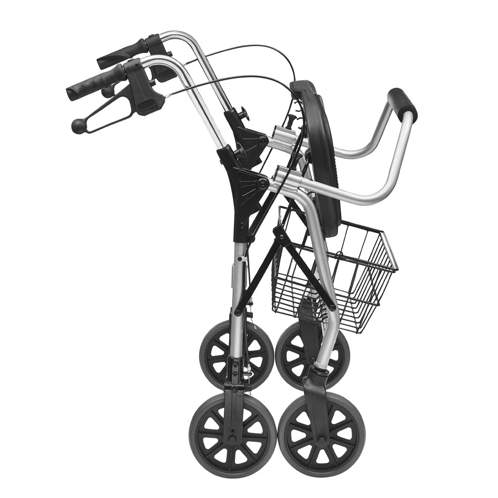 Rollator XXL 200, Sitzbreite 60cm, Alu-Leichtgewicht & Modernes Design, Rückenbügel, Korb, Softsitz, Besonders Stabil Bis 200 Kg 7 Rollator XXL 200, Sitzbreite 60cm, Alu-Leichtgewicht & Modernes Design, Rückenbügel, Korb, Softsitz, Besonders Stabil Bis 200 Kg – Bild 5