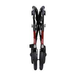 Dietz Taima XC Air Rollator Rot, Luftbereifung, Neues Modell, Leichtgewicht Nur 9,1 Kg, Bis 150kg Belastbar, Mit Gehstockhalter, Einkaufsnetz, Ankipphilfe, Reflektoren & Lenkungsdämpfer -Coloplast Verkaufsgeschäft DIETZ Rehab Rollatoren TAiMA XC Luft gefaltet 1024x1024 1