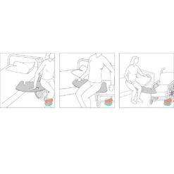 Umsetzhilfe Buffalo, Rehastage Rollstuhl Rutschbrett Für Transfers Und Versetzungen, Transferboard Gelb, Bis 130kg -Coloplast Verkaufsgeschäft DarstellungBuffalo2 4