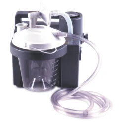 DeVilbiss Absauggerät VacuAide 7305, Die Absaugpumpe Für Die Häusliche Pflege, 27 L/min (frei Flow) Optional Mit Akku Für Mobilen Einsatz