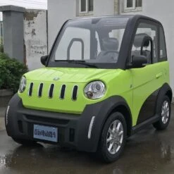 E-MICAN Leichtkraft-Elektrofahrzeug, 100% E-Auto, Als 45 Oder 80 Km/h Version, AGM Oder Lithium Akku, Auto An Jeder Normalen Steckdose Aufladbar -Coloplast Verkaufsgeschäft E Mican gruen 1