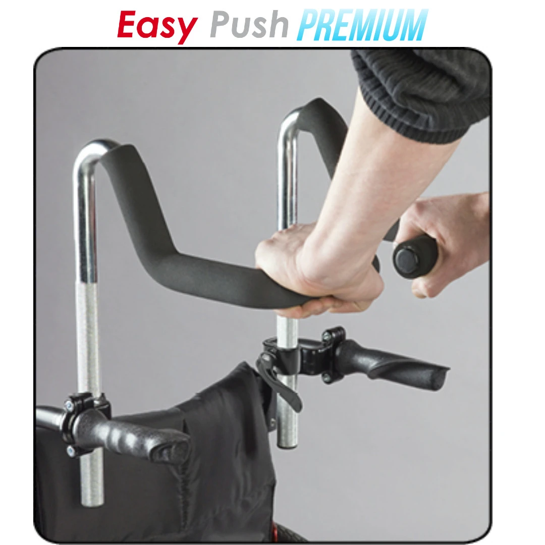 Schiebegrifferhöhung Easy Push Premium Von Rolko, Universal Höhenverstellbare Schiebegriffverlängerung EasyPush SGE-2 Für Rollstühle (Paar) 3 Schiebegrifferhöhung Easy Push Premium Von Rolko, Universal Höhenverstellbare Schiebegriffverlängerung EasyPush SGE-2 Für Rollstühle (Paar)