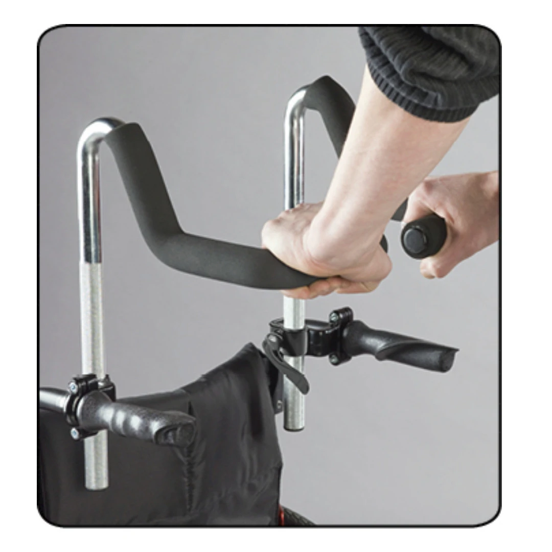 Schiebegrifferhöhung Easy Push Premium Von Rolko, Universal Höhenverstellbare Schiebegriffverlängerung EasyPush SGE-2 Für Rollstühle (Paar) 4 Schiebegrifferhöhung Easy Push Premium Von Rolko, Universal Höhenverstellbare Schiebegriffverlängerung EasyPush SGE-2 Für Rollstühle (Paar) – Bild 2