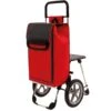 Einkaufshilfe Mit Sitz Und Kühlfach, Shopper Einkaufstrolley, 65L (55 Tasche + 10 Kühlfach), Belastbar 50kg, Gewicht 4,2kg 1 Einkaufshilfe Mit Sitz Und Kühlfach, Shopper Einkaufstrolley, 65L (55 Tasche + 10 Kühlfach), Belastbar 50kg, Gewicht 4,2kg -Coloplast Verkaufsgeschäft Einkaufshilfe mit Sitz und Kuehlfach