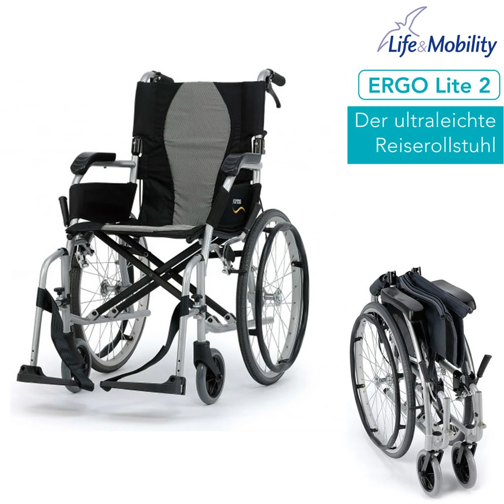 Karma Ergo Lite 2: Leichtgewichtrollstuhl Mit 20" Antriebsrädern, 8,7 Kg Leicht, Bis 100kg, Inkl. Begleiterbremse. Ultimative Mobilität Und Komfort 3 Karma Ergo Lite 2: Leichtgewichtrollstuhl Mit 20" Antriebsrädern, 8,7 Kg Leicht, Bis 100kg, Inkl. Begleiterbremse. Ultimative Mobilität Und Komfort