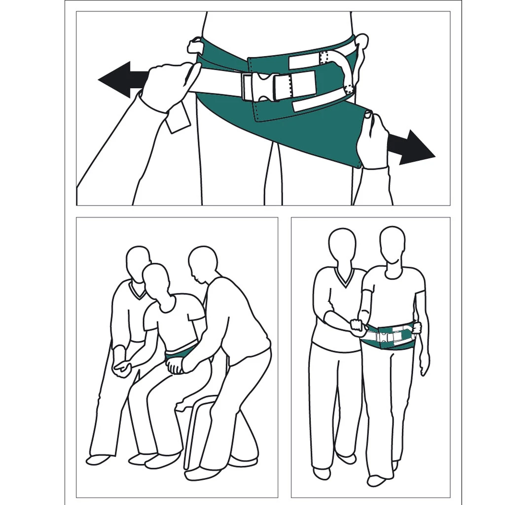 Etac SupportBelt Gr. L, 8 Handgriffe,Transfergurt, Stützgürtel 5 Etac SupportBelt Gr. L, 8 Handgriffe,Transfergurt, Stützgürtel – Bild 3