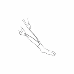 Etac Socky Strumpfanzieher, 100 Cm, Für Stütz- U. Kompressionsstümpfe -Coloplast Verkaufsgeschäft Etac Socky Strumpfanzieher Zeichnung Benutzung